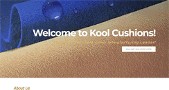 Desktop Screenshot of koolcushions.com